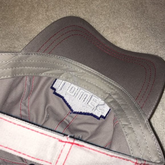 Lowe’s Home Improvement hardware store hat 6 panel trucker style cap gray blue - Picture 7 of 10